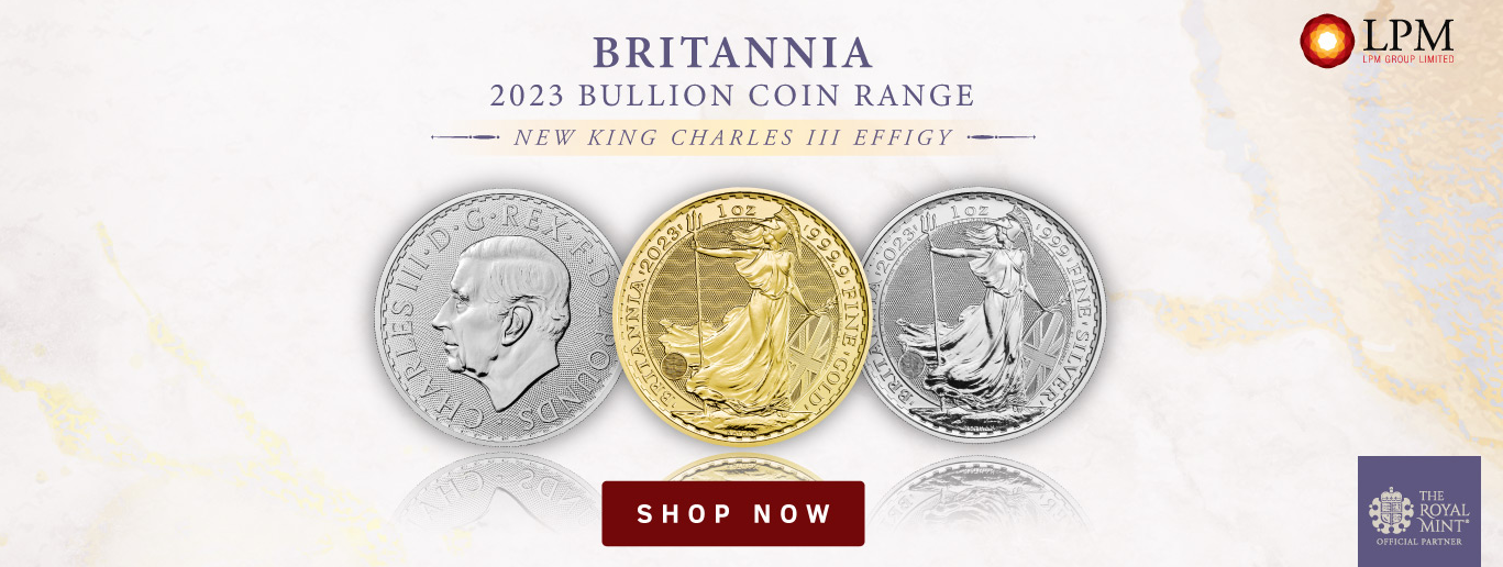 2023 Britannia coin range bullion - LPM